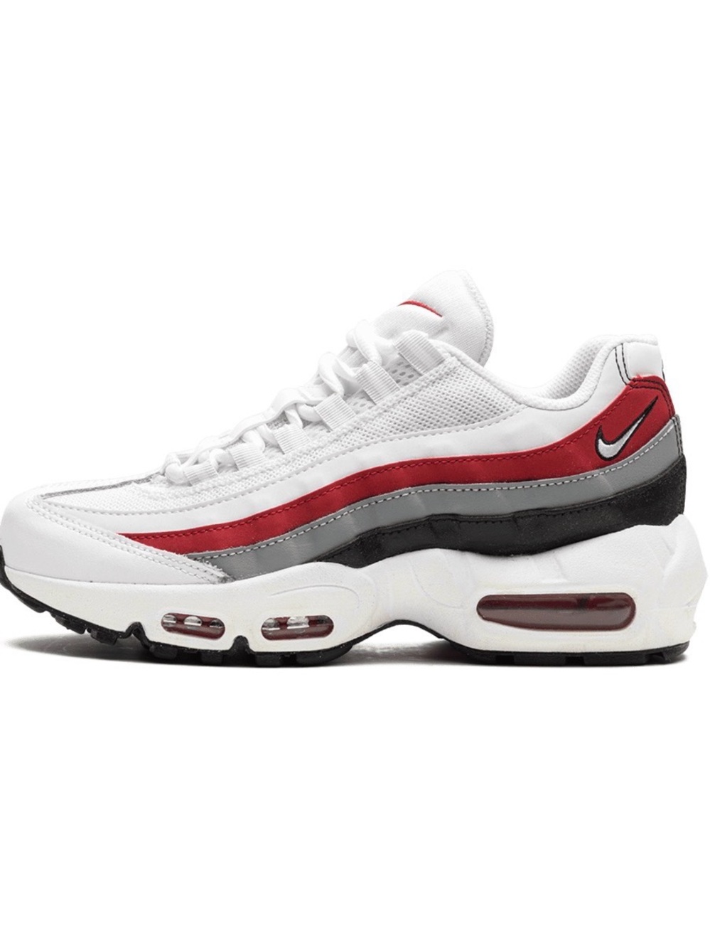 Nike Air Max 95 White Red Gray Black Men’s Sneakers